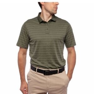Glacier Men's Polo Shirt MoisterWicking Green Size XXL